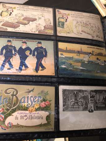 Fantaisies , militaria et divers - bel Album 