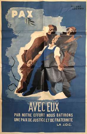 « J.O.C. Jeunesse Ouvrière Chrétienne » - Affiche 