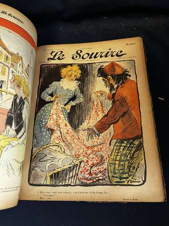 « Le Sourire » - Reliure 1900 du célèbre journal 