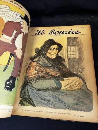 « Le Sourire » - Reliure 1900 du célèbre journal 