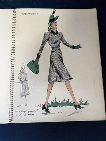 Mode - « Inspirations d'avant saison , été 1941 , 