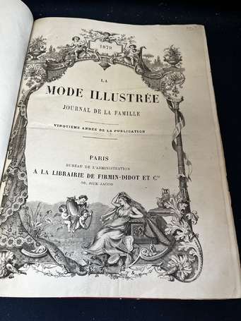 Mode - « La mode illustrée , 1879 » - Reliure 