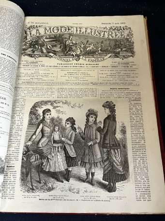 Mode - « La mode illustrée , 1879 » - Reliure 