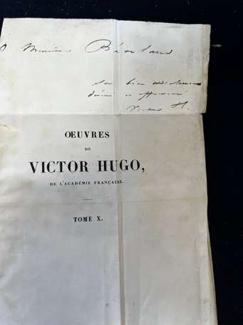 Victor HUGO (1802-1885) - Envoi autographe de 