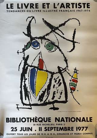 MIRO - « Le Livre et L'artiste , Bibliothèque 