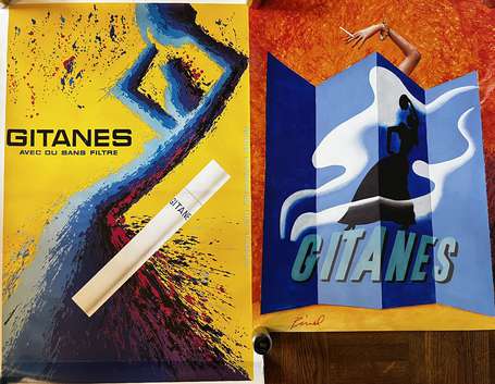 Tabac - « GITANES » - 2 affiches publicitaires et 