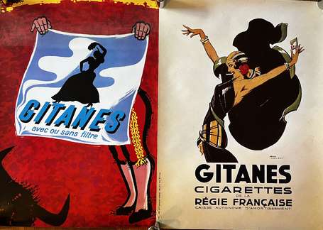 Tabac - « GITANES » - 2 affiches publicitaires et 