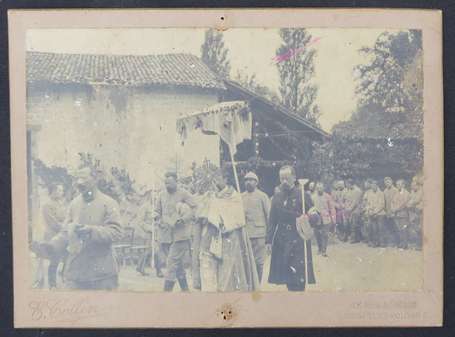 WW1 - Procession de la fête Dieu du 25 juin 1916 