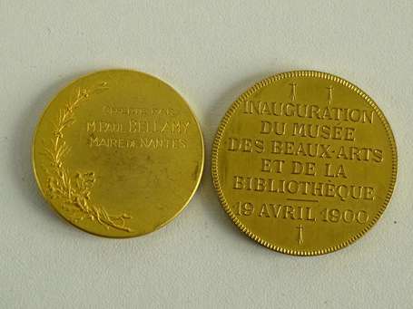 Médaille de table - Ville de Nantes - deux 