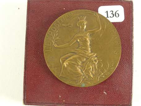 Médaille de table - Exposition Paris 1900 - Bronze