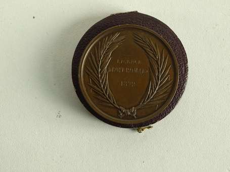 Médaille de table - Faculté de droit de Nancy - 