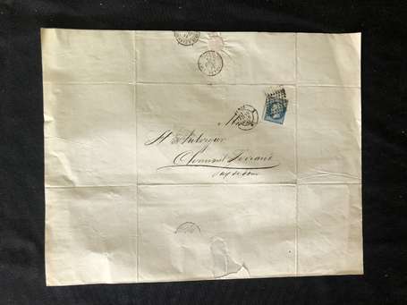 Chocolat MENIER - Courrier manuscrit et signé , 