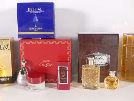 Lot de miniatures de parfum dont CARTIER, RALPH 