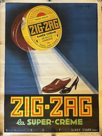 « Cirage ZIG ZAG à St ouen » - Affiche 