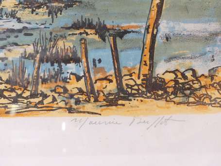 BUFFET Maurice (1909-2000) Port. Lithographie en 