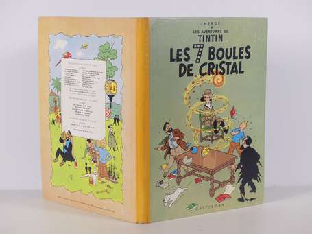 Hergé : Tintin 13 ; Les 7 boules de cristal en 