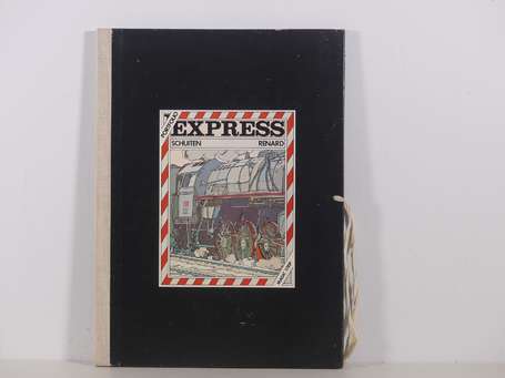 Schuiten et Renard : Express ; port-folio signé de