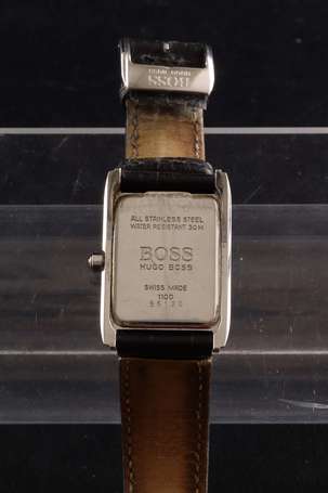 HUGO BOSS - Montre bracelet d'homme en acier, le 