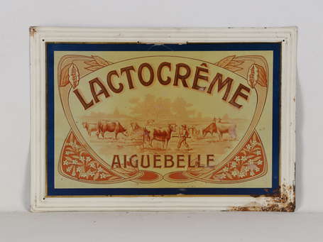 AIGUEBELLE Lactocrême : Tôle lithographiée 