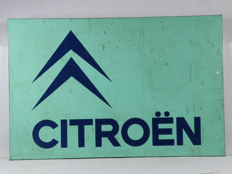 CITROËN : Grande tôle imprimée : 145 x 95cm.