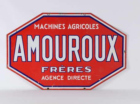 AMOUROUX Frères / Machines Agricole : Plaque 