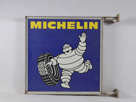 MICHELIN : Enseigne composée d'une Plaque émaillée