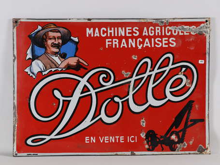 DOLLÉ Machines Agricoles Française : Plaque 