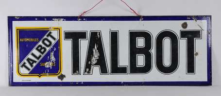 TALBOT Automobiles à Suresnes / Plaque émaillée 