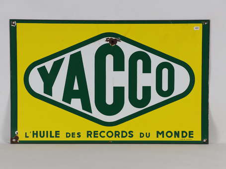 YACCO « L'Huile des Records du Monde » : Plaque 