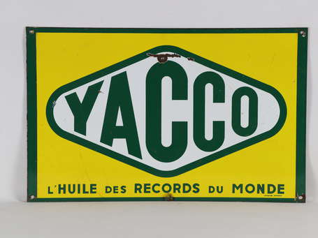 YACCO « L'Huile des Records du Monde » : Plaque 