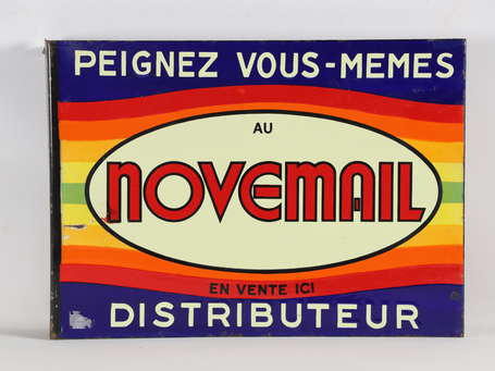 NOVEMAIL « Peignez vous-mêmes » : Plaque émaillée 