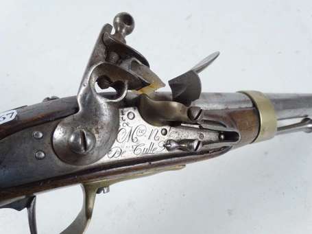 Pistolet de Marine ,Mdle1786 fabriqué Tulle 1793. 