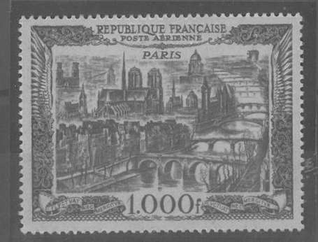 France poste aérienne n°29 - Vue de Paris Neuf** -