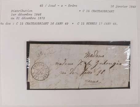 Loire inferieure LAC du 16 janvier 1849 - Cursive 