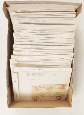 Important lot de lettres et cartes postales avec 