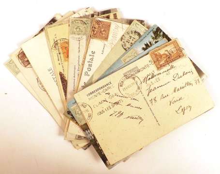 Monaco : lot de lettres et cartes postales + 