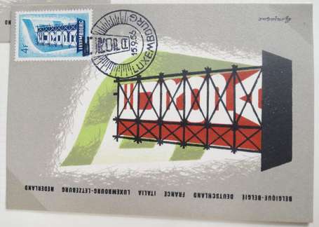 Collection des timbres EUROPA dans 6 albums de 