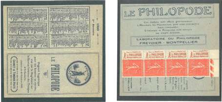 Carnet Ancien N°199_CP1  Type SEMEUSE LIGNEE - 50c