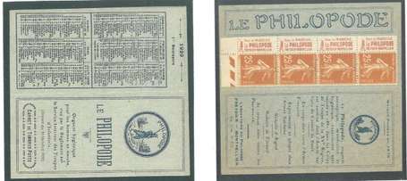 Carnet Ancien N°235_CP1  Type SEMEUSE CAMEE 