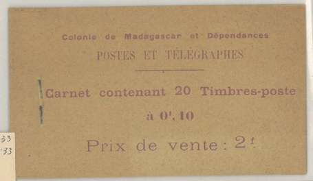 MADAGASCAR - Carnet  Céres N°4  10c. BRUN-JAUNE et