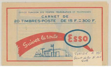 TUNISIE - Carnet  Céres N°20  TYPE « EFFIGIE DU 