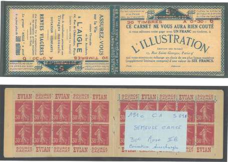 Carnet Ancien N°191c_C1  Type SEMEUSE CAMEE - 