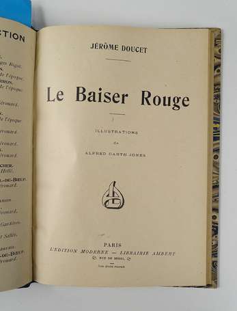 DOUCET (Jérôme) - Le baiser rouge - Paris ; 