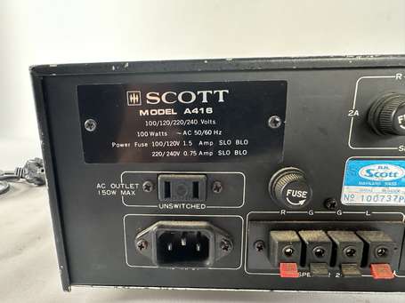 SCOTT  Ampli 416, 100W (fonctionnant)