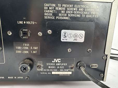 JVC  Ampli JA-S22,  330W (fonctionnant)