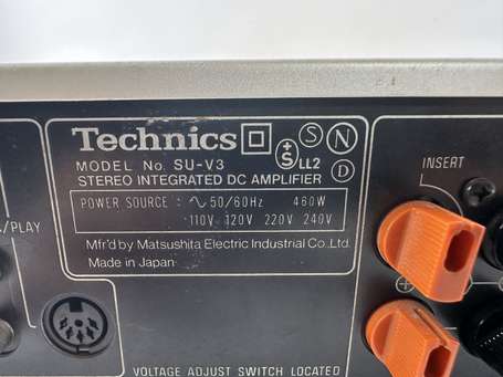 TECHNICS  Ampli SU-V3 New Class A synchro-bias, 