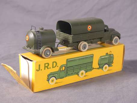 Jrd - Citroen militaire avec remorque citerne - 