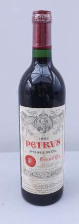 1 Bt Château Petrus Pomerol 1983 Etiquette 