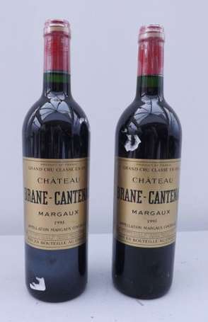 2 Bt Château Brane Cantenac Margaux 1995