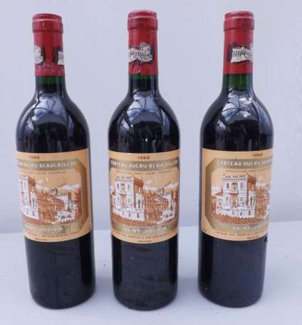 3 Bt Château Ducru Beaucaillou Saint Julien 1988